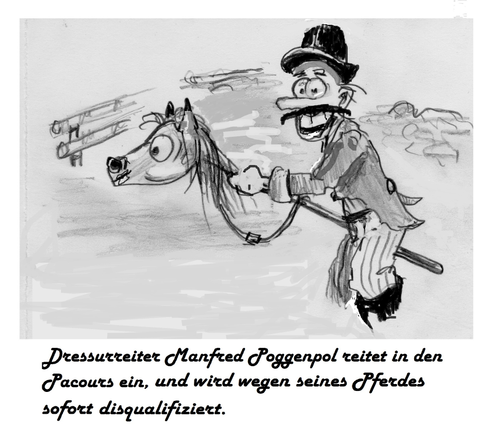 Cartoon: Letzten Samstag in Ascot 1