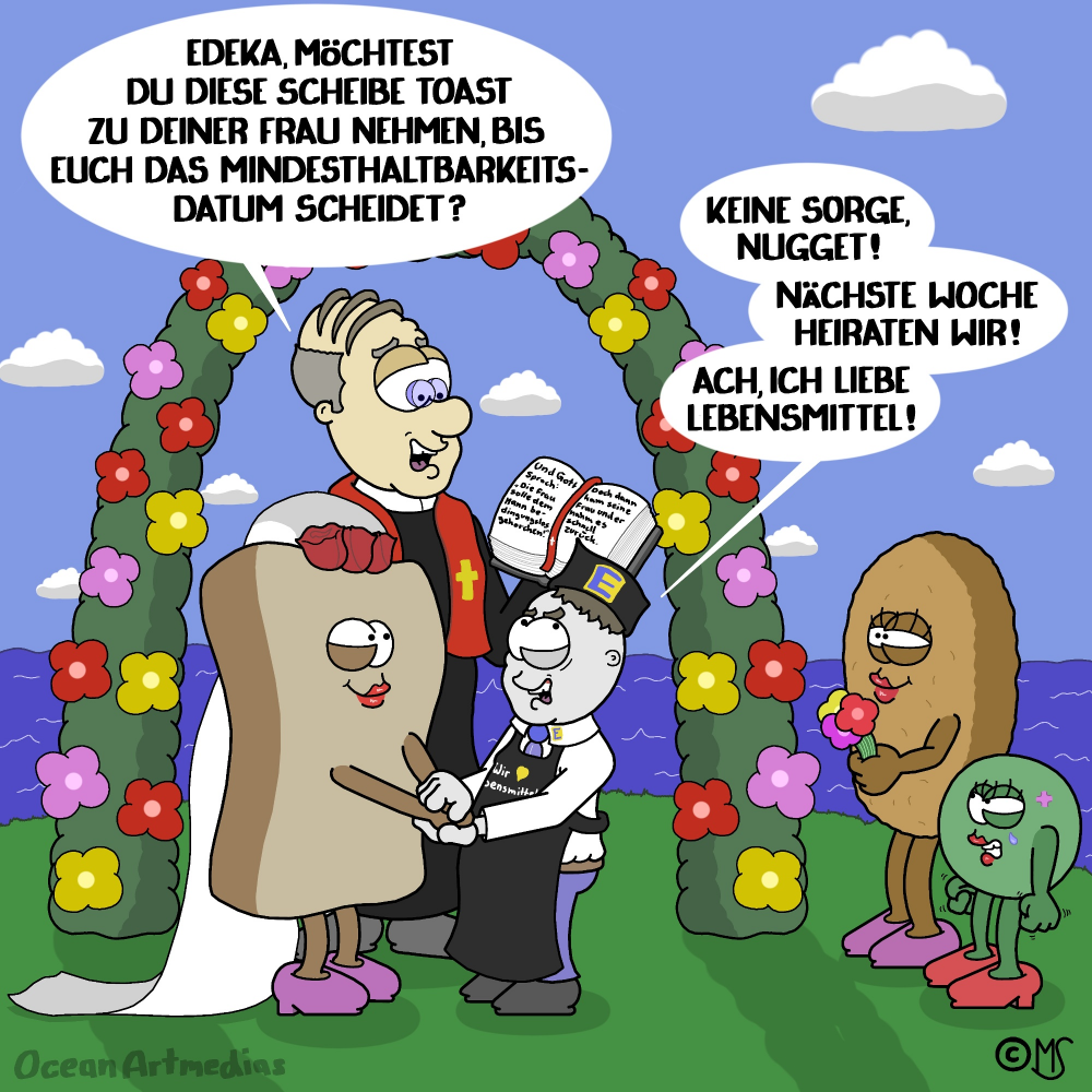 Cartoon: Wir lieben Lebensmittel 1