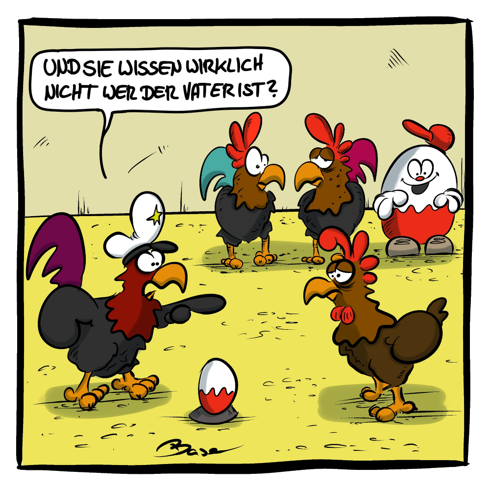 Cartoon: Vaterschaftstest 1