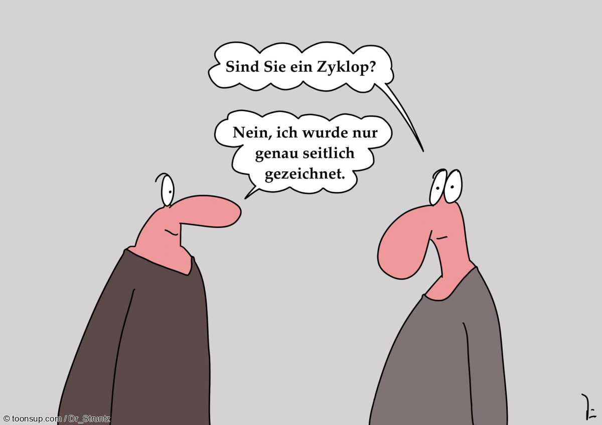 Cartoon: Zyklop 1