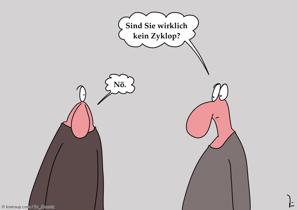 Cartoon: Zyklop 2