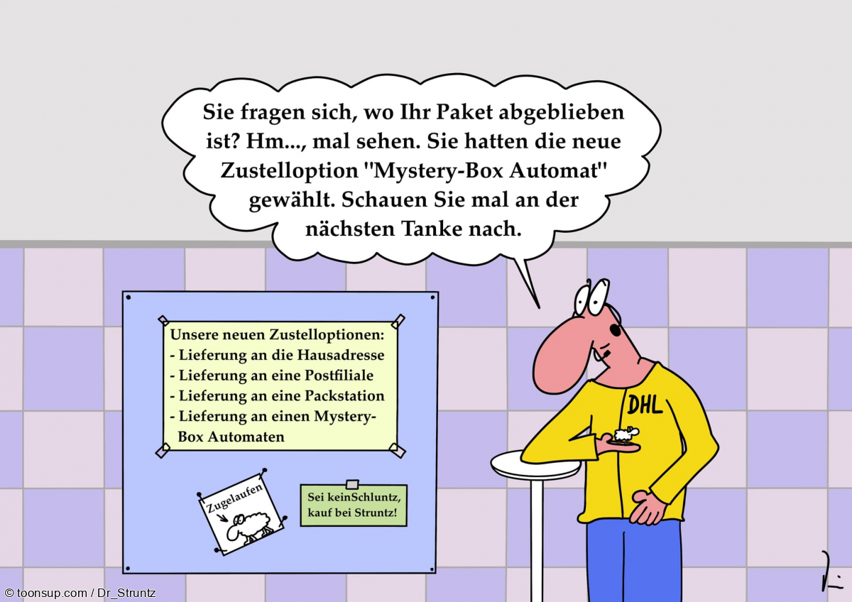 Cartoon: Mystery-Box Automat 1