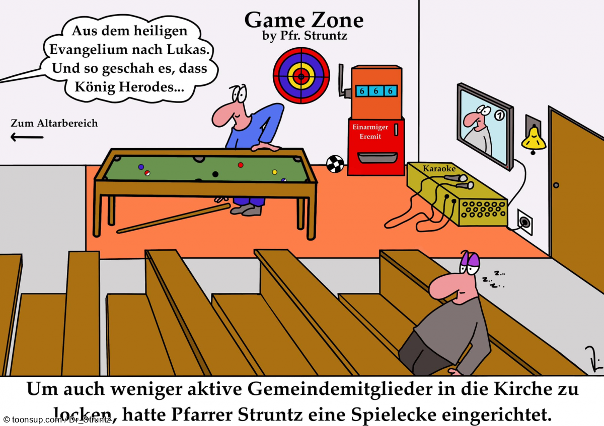 Cartoon: Spielecke 1