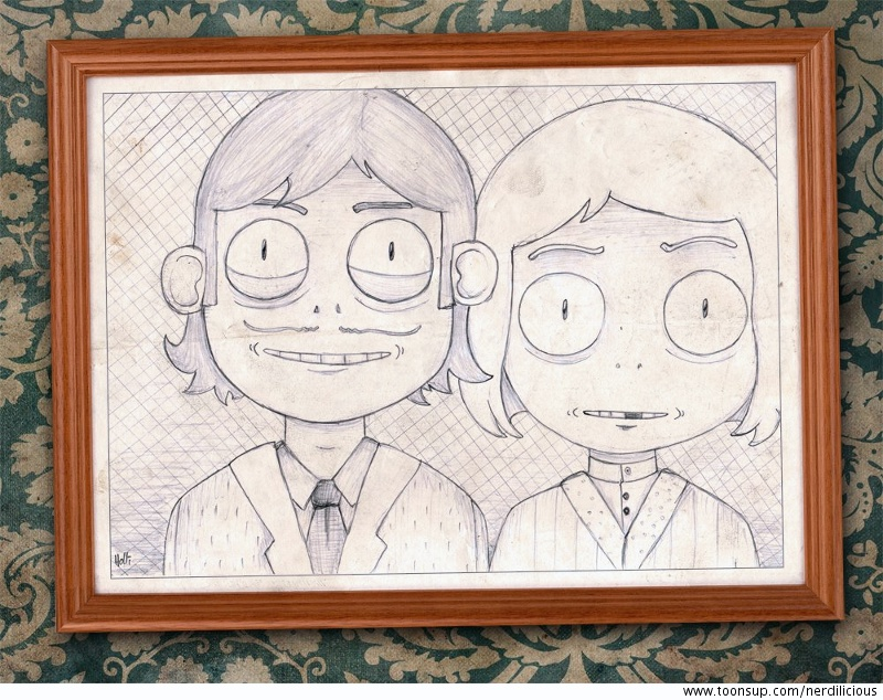 Illustration: Familienportrait 1