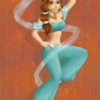 Belle as Jasmine