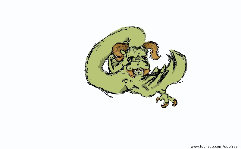 Concept Art / Character Design: dragon 1