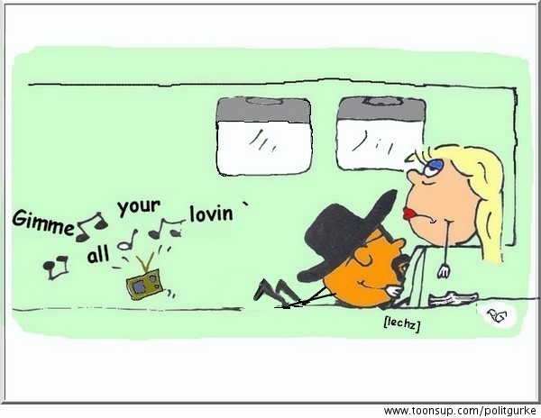Cartoon: Neulich in der Bahn... 3