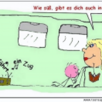 Neulich in der Bahn...