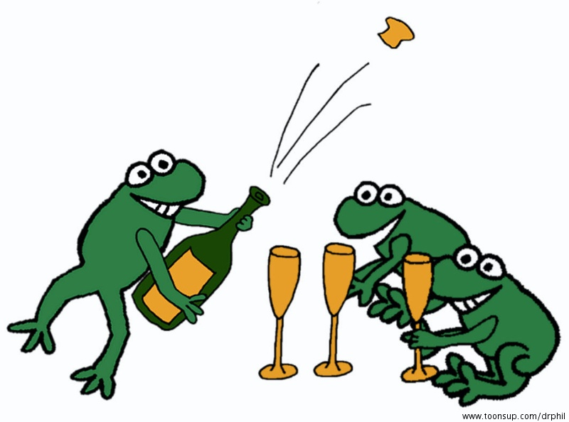 Illustration: Wenn Frösche feiern ... 1