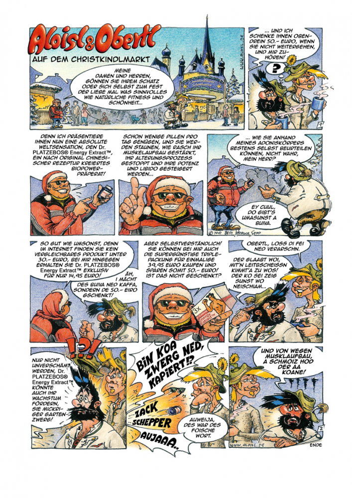 Comic: A & O Auf dem Christkindlmarkt 1