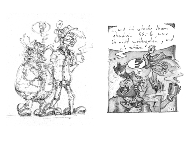 Comic: A & O Auf dem Christkindlmarkt 1