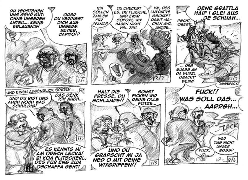 Comic: A & O Am Isarstrand 2