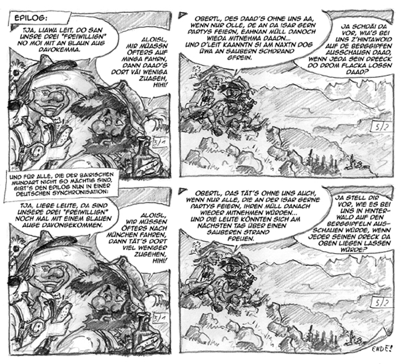 Comic: A & O Am Isarstrand 5