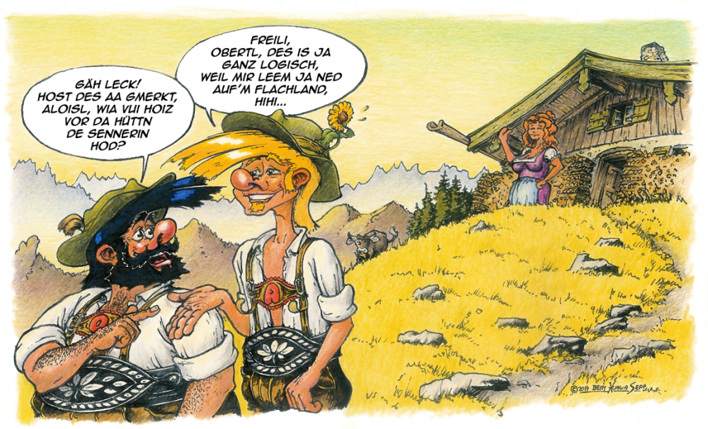 Anderes: Holz vor der Hütte 1