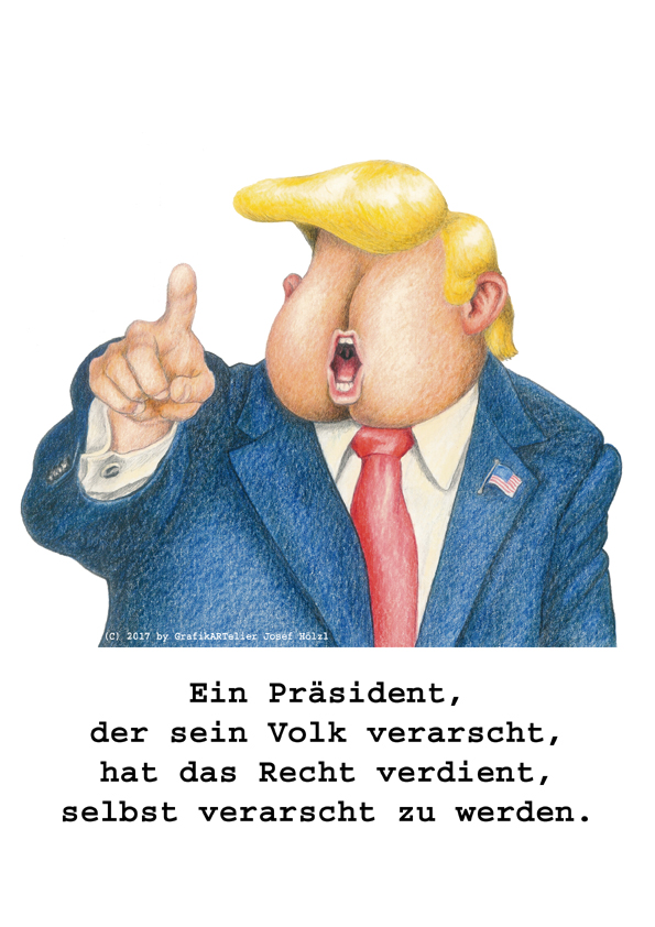 Cartoon: Ein Präsident 1