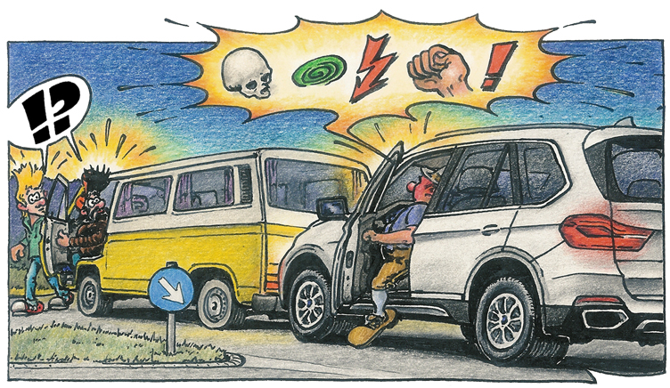 Illustration: Ausschnitt aus Kleider machen Leute 1