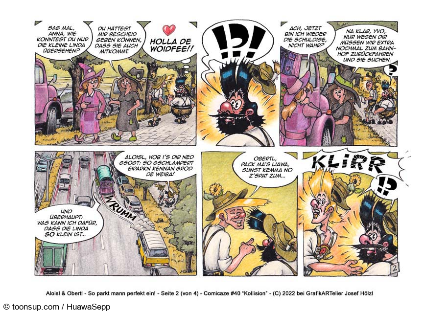 Comic: So parkt mann perfekt ein! 2