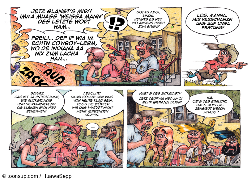 Comic: Aloisl & Obertl - Echte Amerikaner 3