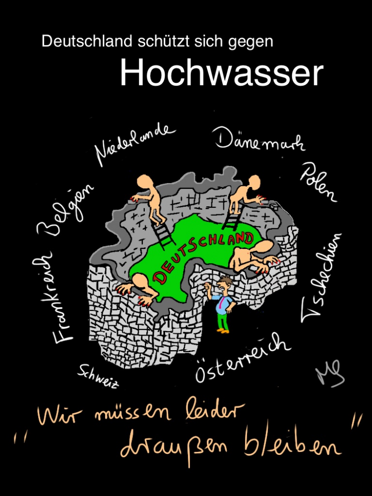 Cartoon: Hochwasserschutz 1