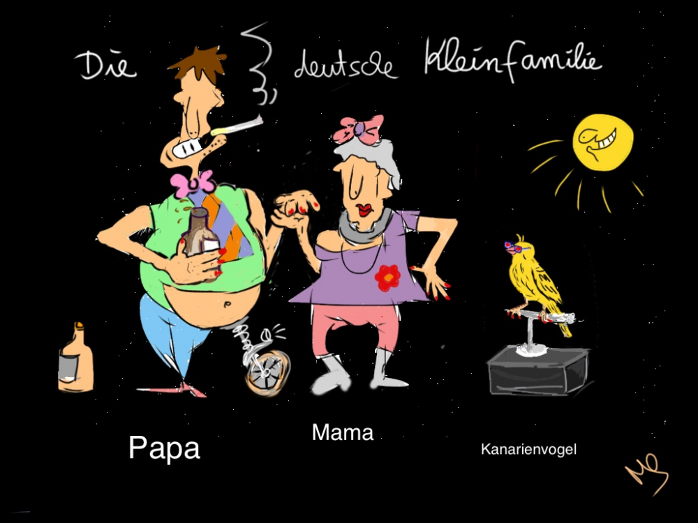 Cartoon: Kleinfamilie 1