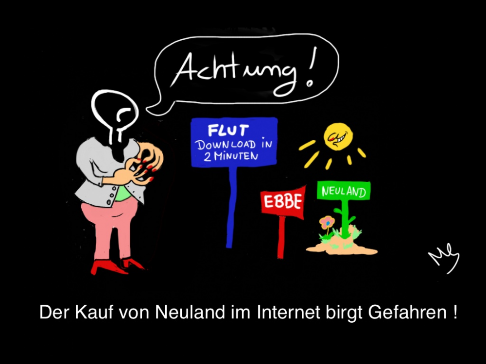 Cartoon: Neuland 1