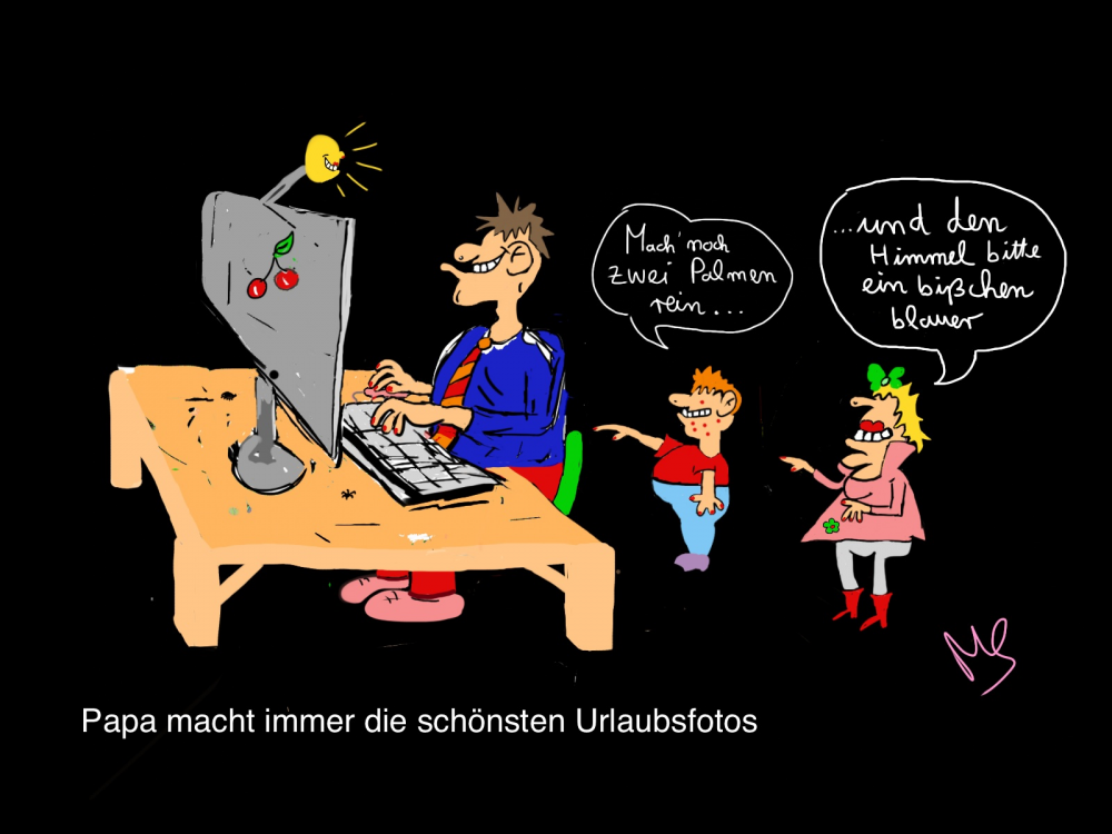 Cartoon: Urlaubsfotos 1