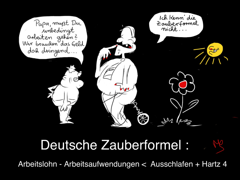 Cartoon: Deutsche Zauberformel 1