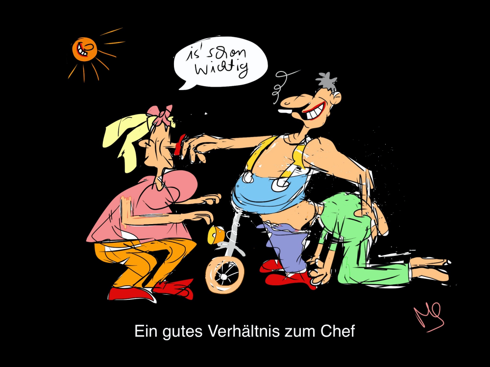 Cartoon: Ein gutes Verhältnis 1