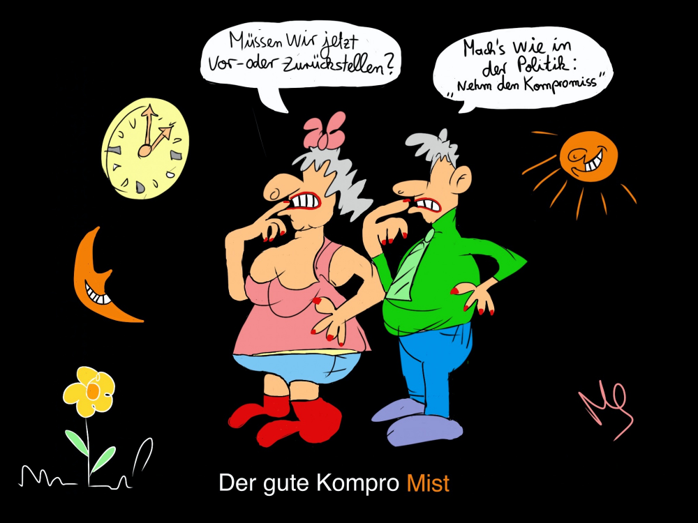 Cartoon: Zeitumstellung 1