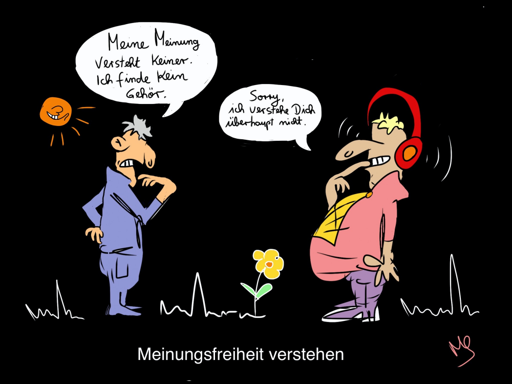 Cartoon: Meinungsfreiheit 1