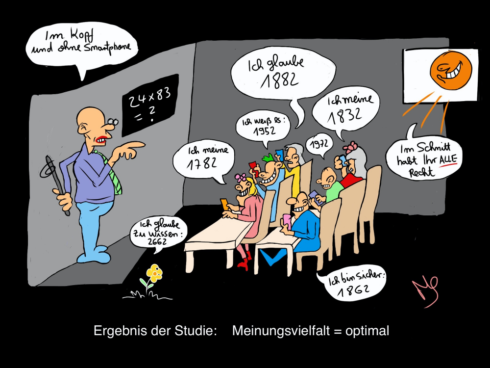 Cartoon: Meinungsvielfalt 1