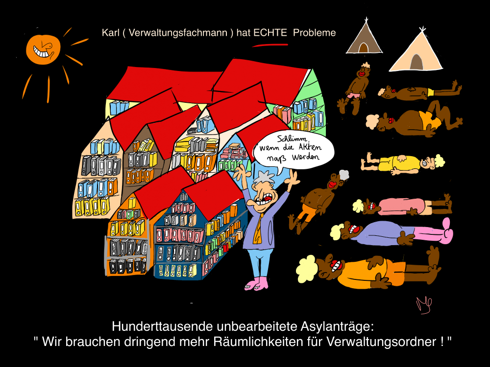 Cartoon: Echte Probleme 1