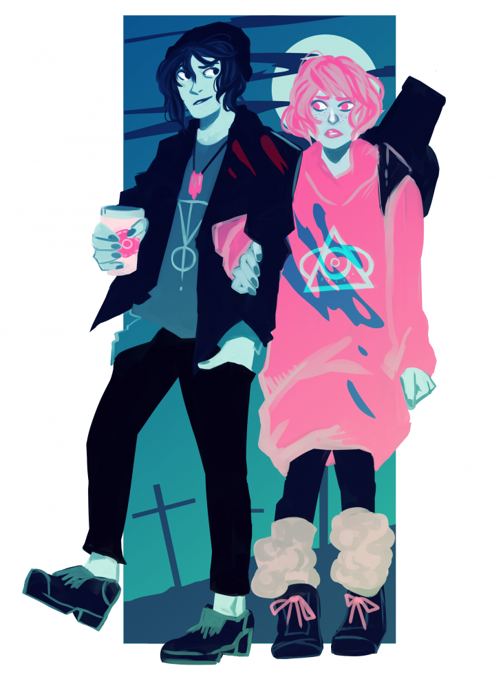 Illustration: Graveyard Selfies 1