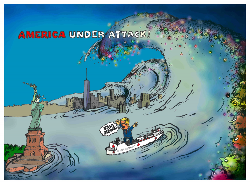 Cartoon: America Under Attack 1