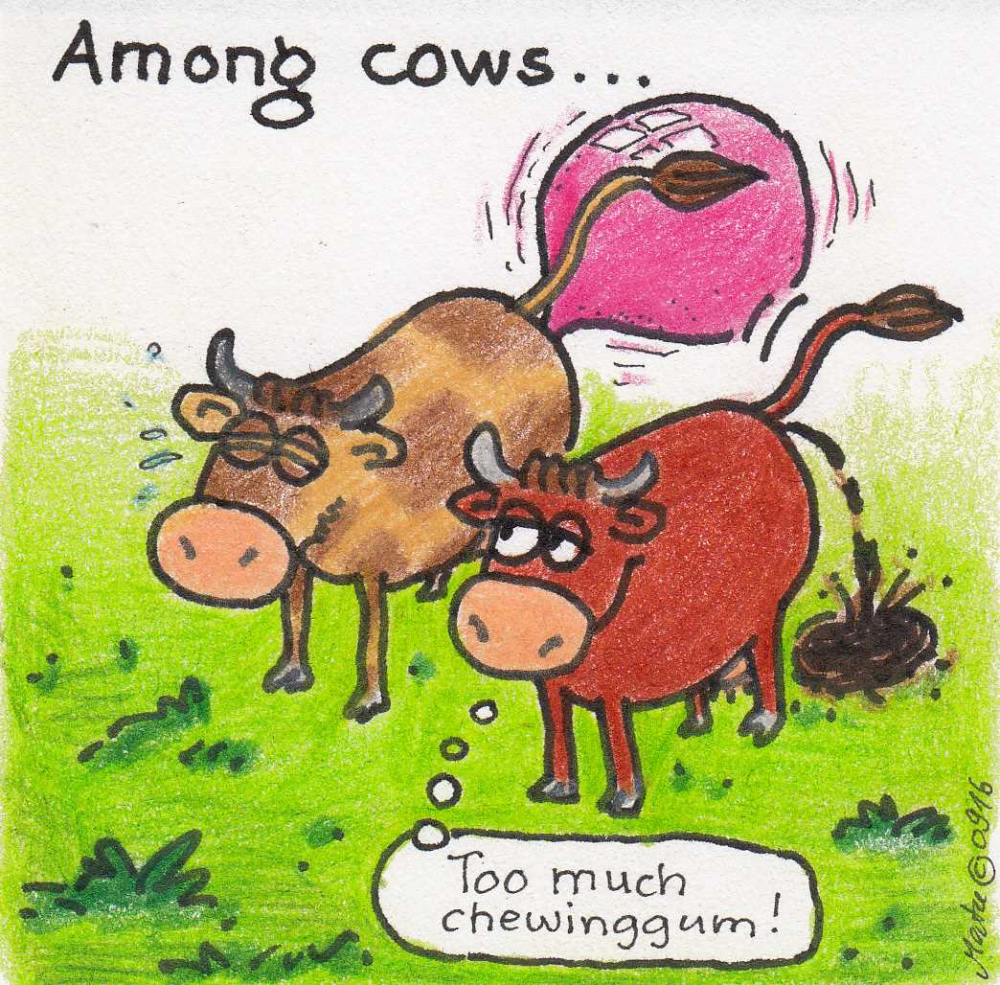 Cartoon: Among Cows ... 1