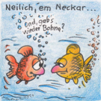 Fische im Neckar