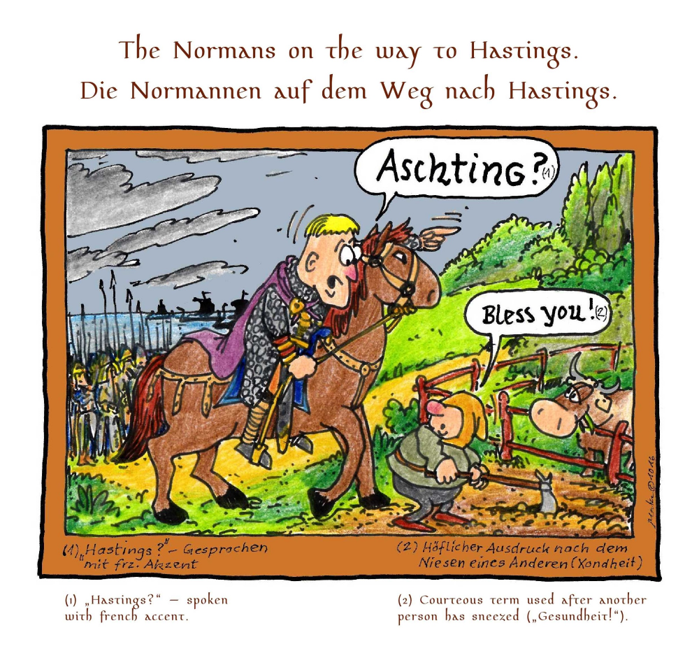 Comic: Battle of Hastings (Schlacht von Hastings) 2