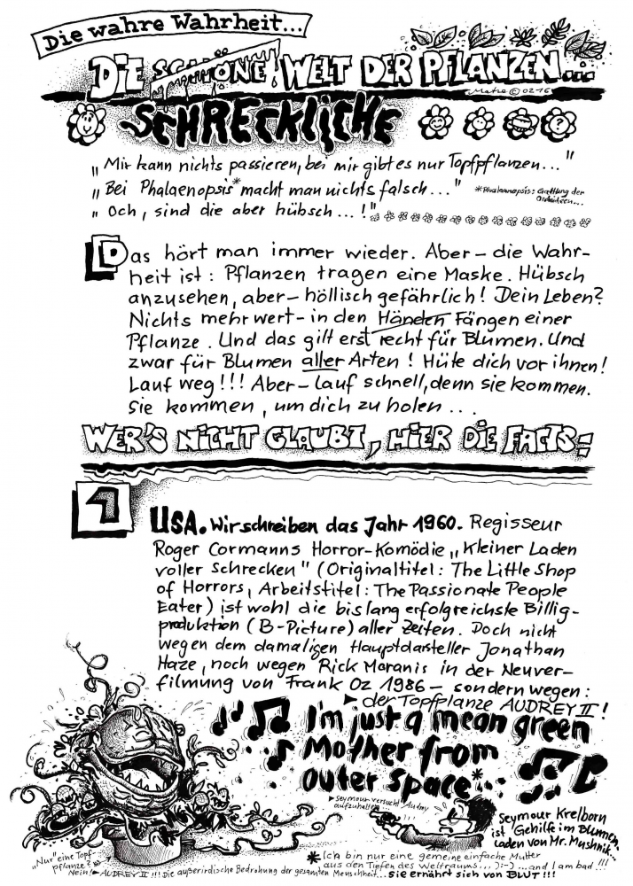 Illustration: Audrey II - und die wahre Wahrheit über Pflanzen ... 2