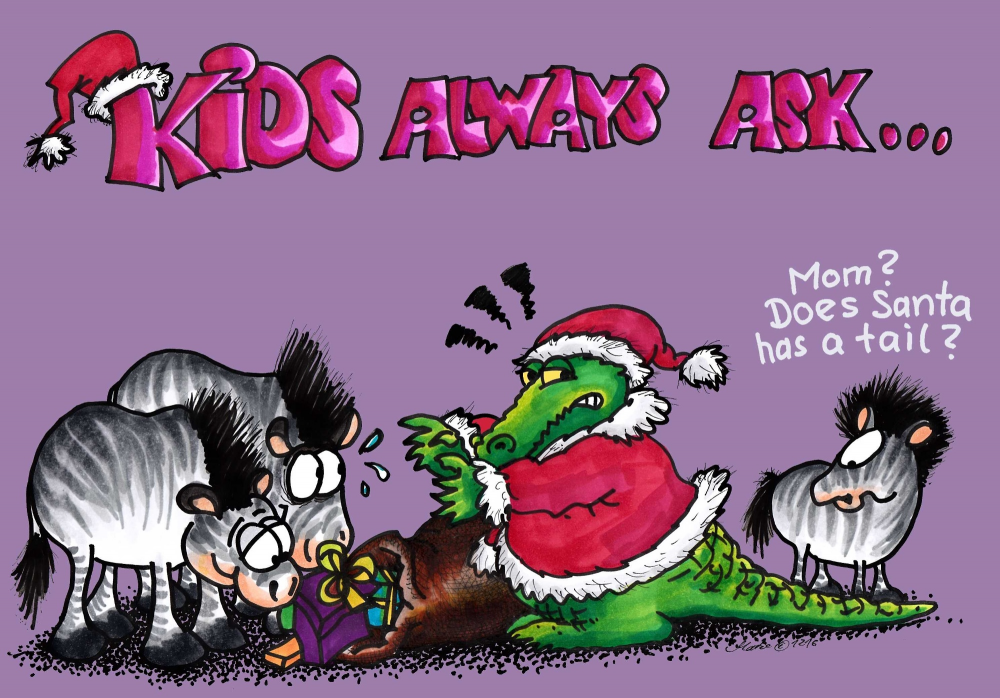 Cartoon: THE SANTA-QUESTION 1