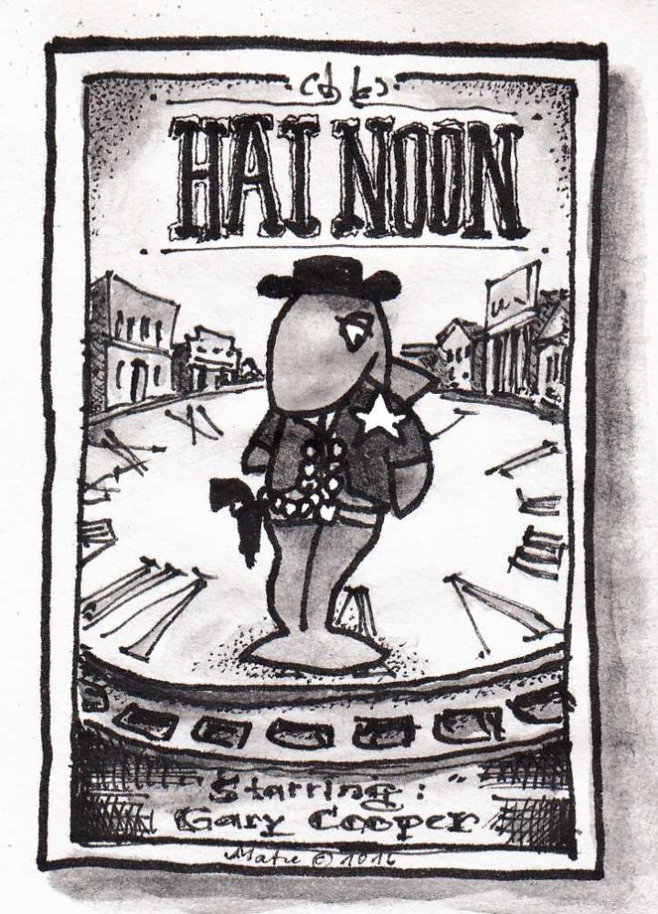 Cartoon: Zwölf Uhr mittags (»High Noon«) 1