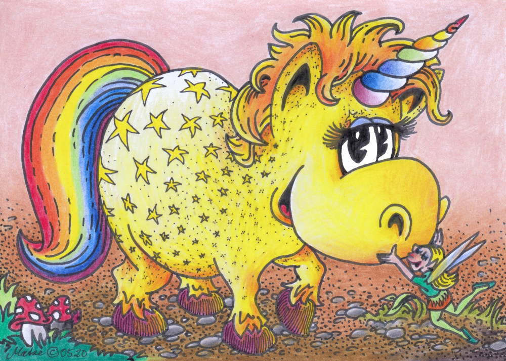 Illustration: EINHORN & Elfelinchen 1