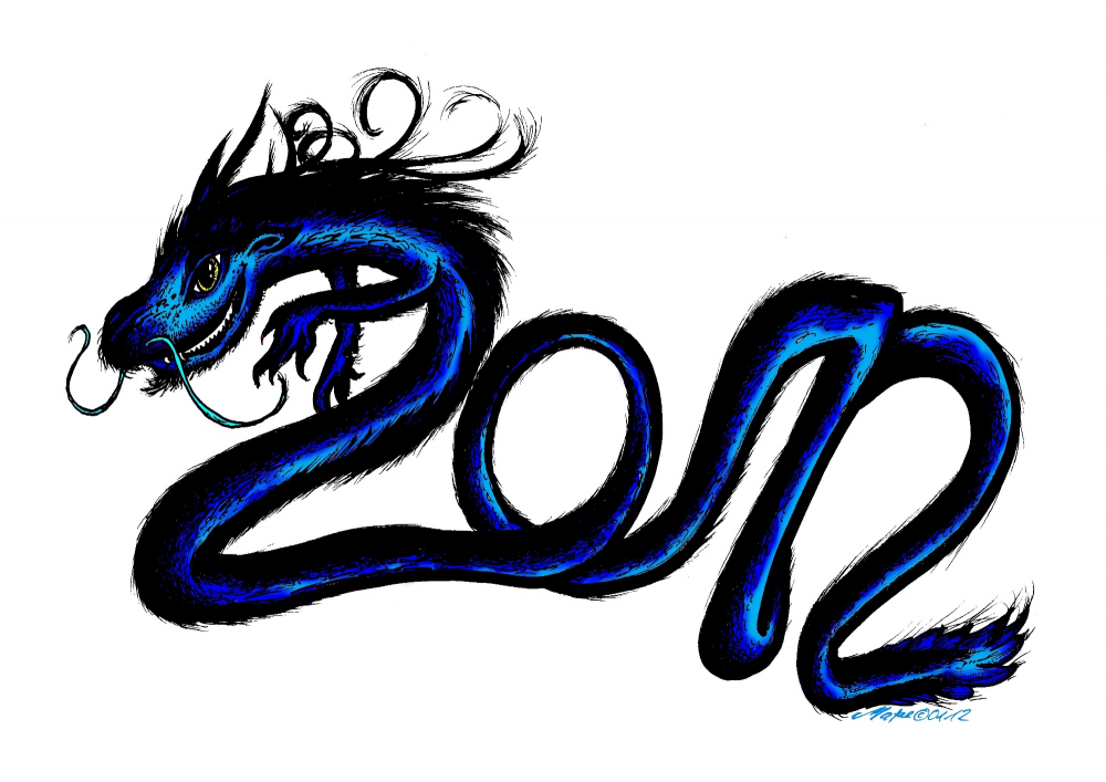 Illustration: 2012 - Jahr des Wasserdrachen 1