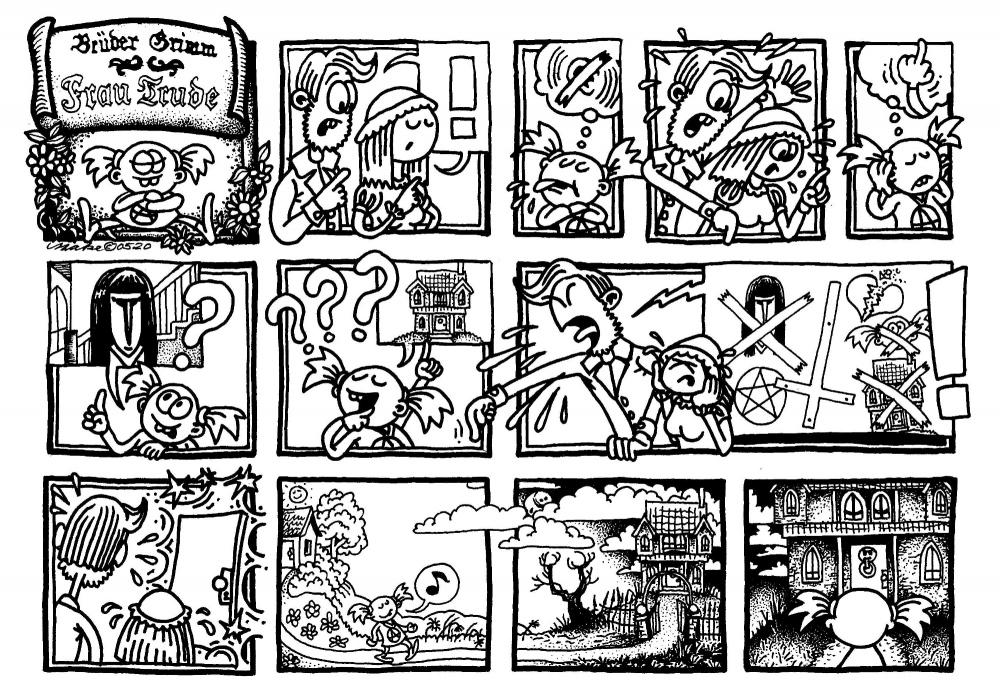 Comic: FRAU TRUDE | Mother Trudy 1