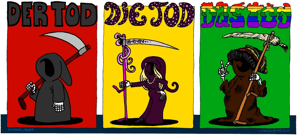 Cartoon: »der« TOD? 1