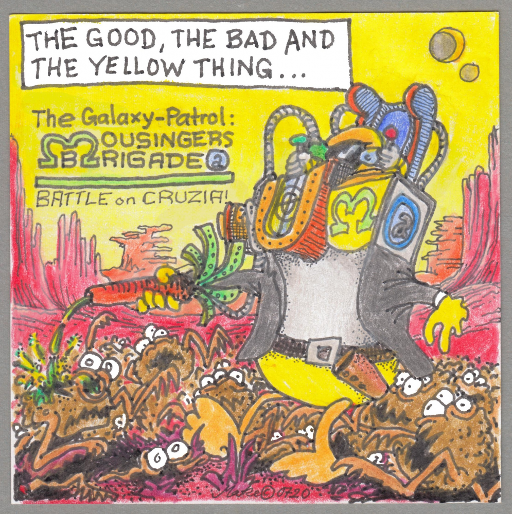Illustration: »GALAXY PATROL - Mousingers Brigade« - Battle on Cruzia 1