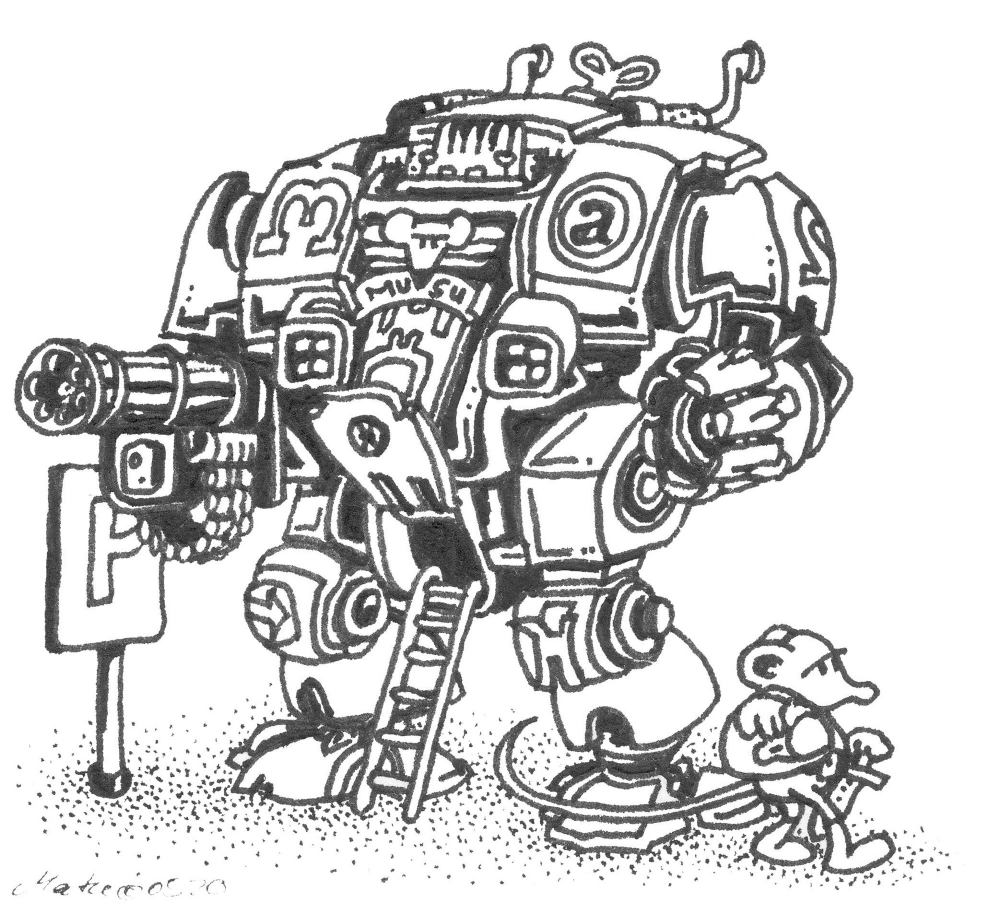Illustration: »GALAXY-PATROL - Mousingers Brigade« - Feierabend! 1