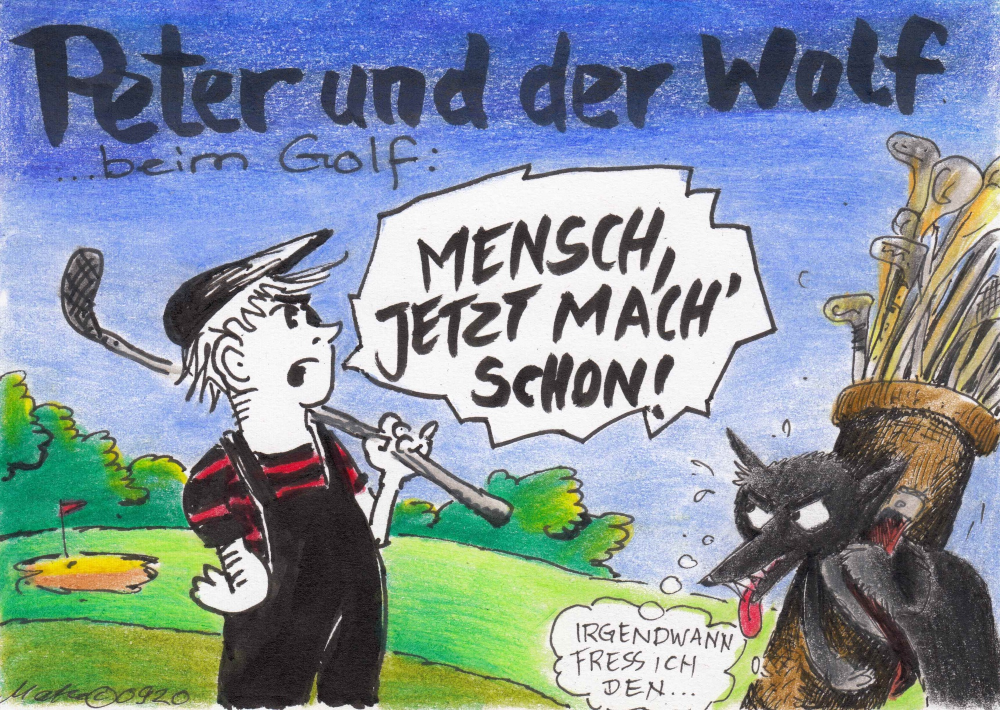 Cartoon: P&W-Golf 1
