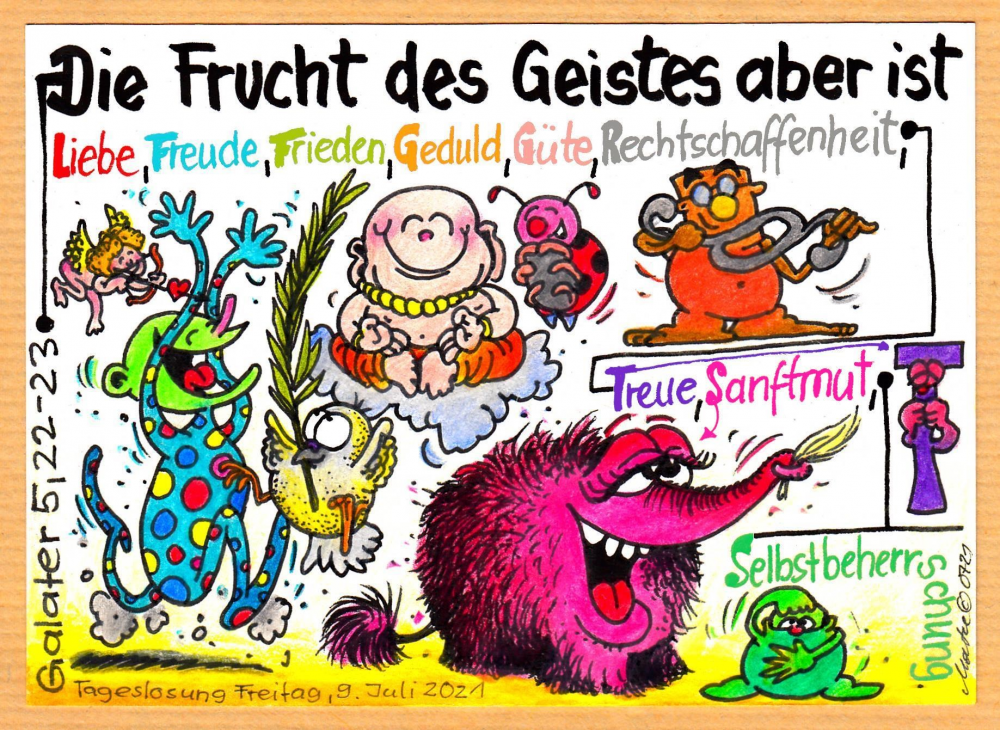 Illustration: Tageslosung - Freitag, 9. Juli 2021 1