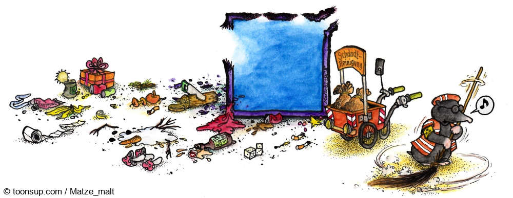 Cartoon: ... der Tag danach (4. Advent+) 1