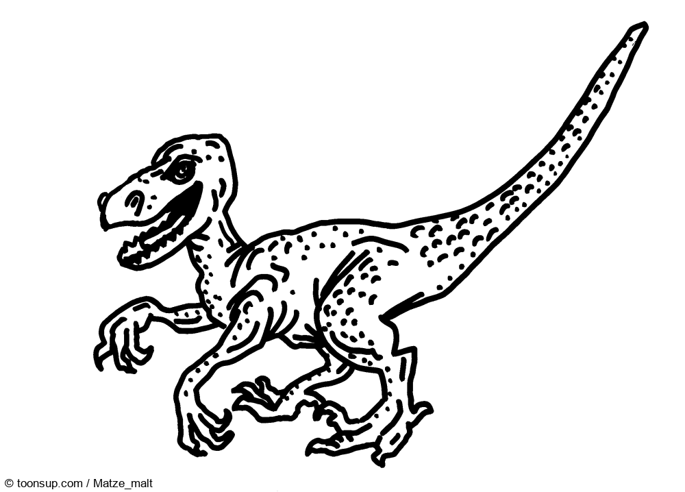 Illustration: DINO-Malvorlagen 18